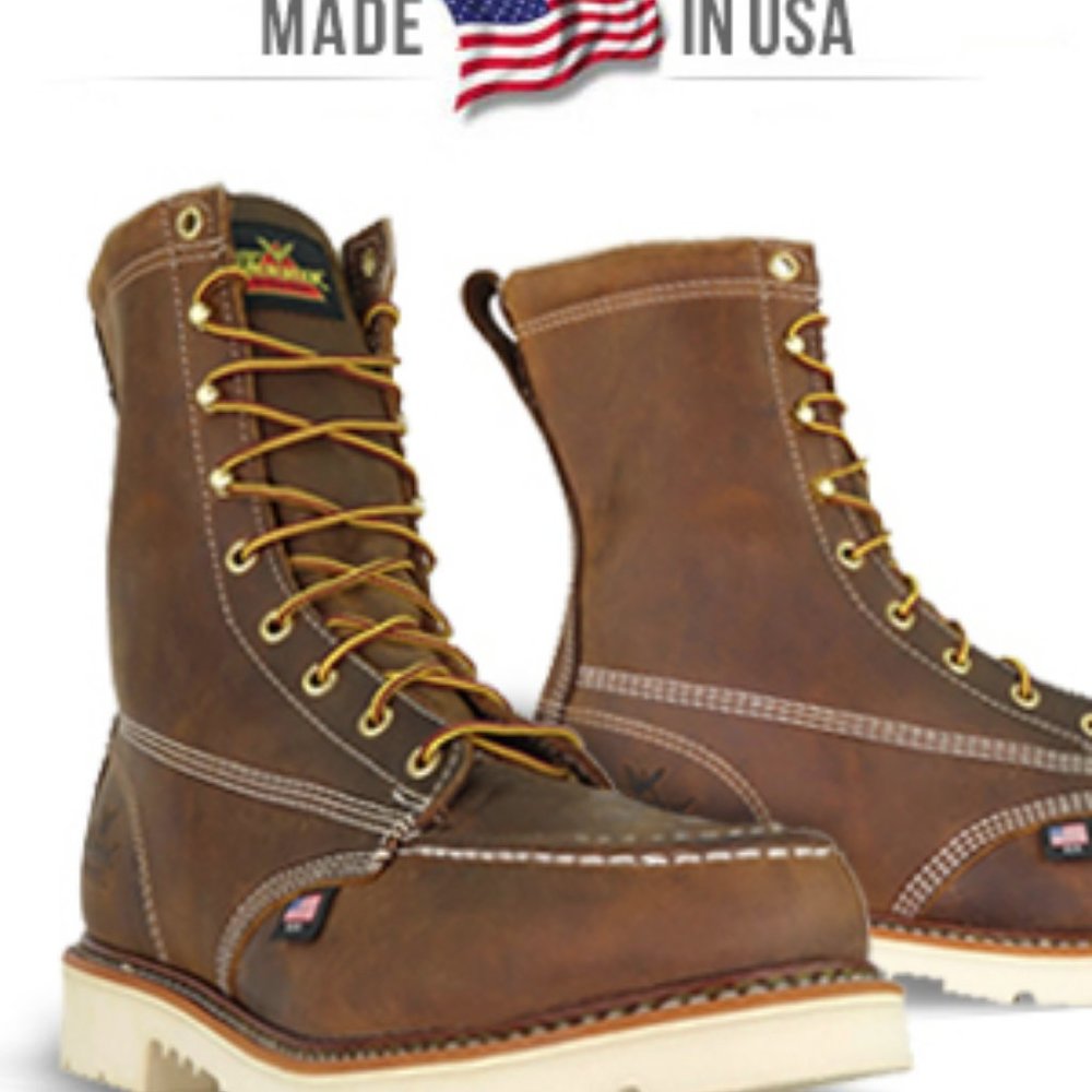 Thorogood Moc Safety Toe Boots 10.5